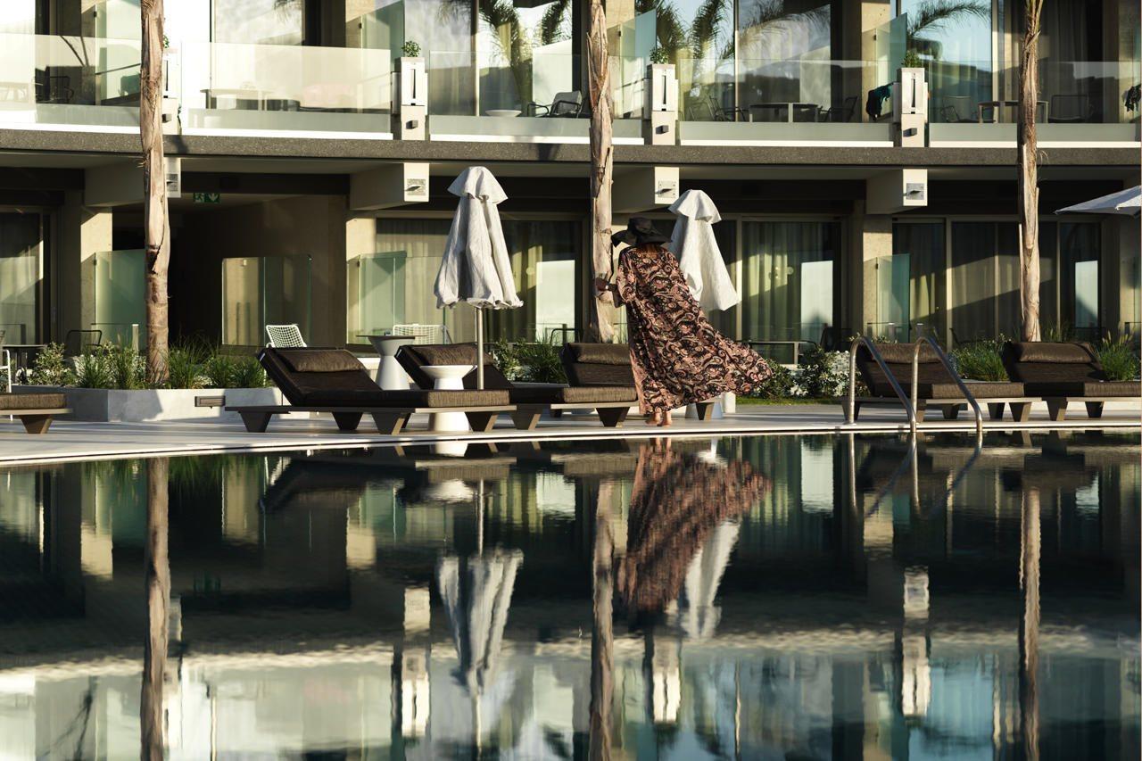Nautilux Rethymno By Mage Hotels Exterior foto The swimming pool at the hotel