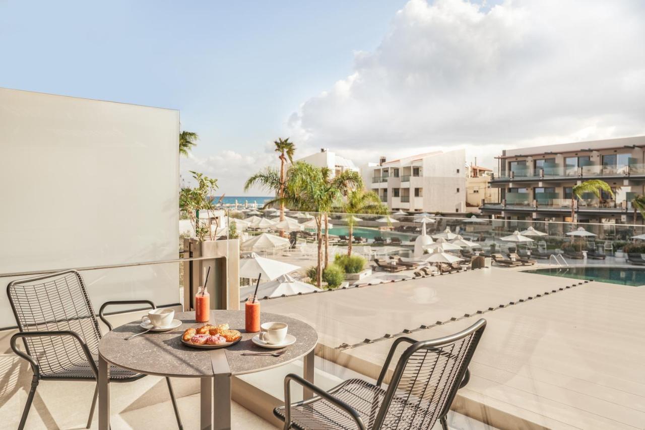 Nautilux Rethymno By Mage Hotels Exterior foto A balcony at the resort