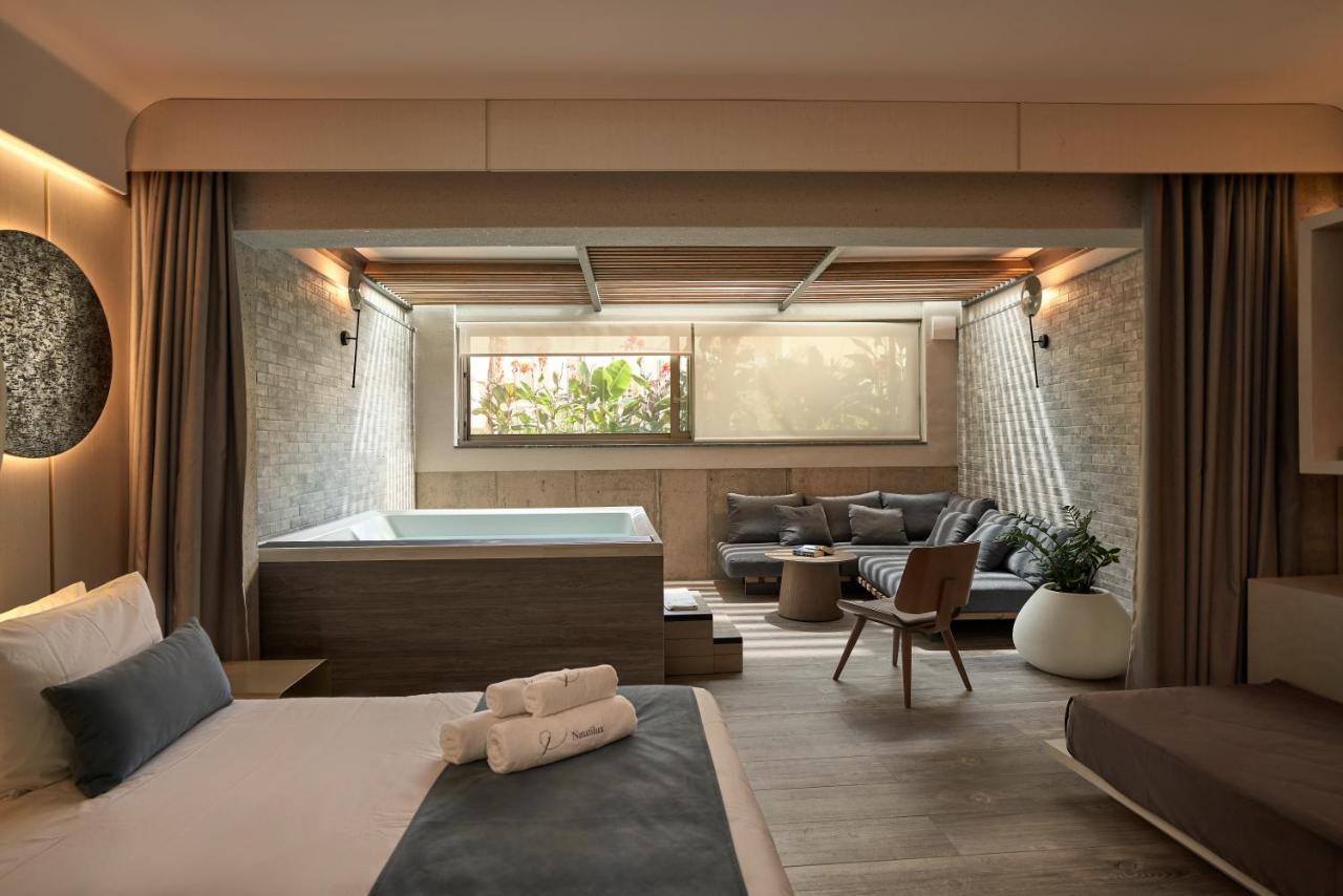 Nautilux Rethymno By Mage Hotels Exterior foto A room at the hotel